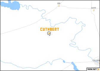map of Cuthbert