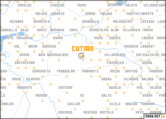 map of Cutián