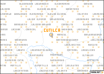 map of Cutilca