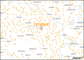 map of Čutkovići