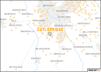 map of Cutler Ridge