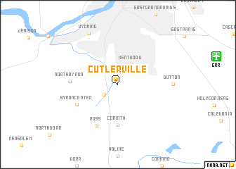 map of Cutlerville