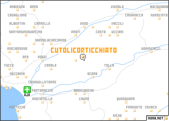 map of Cutoli-Corticchiato