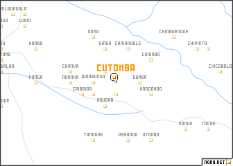 map of Cutomba