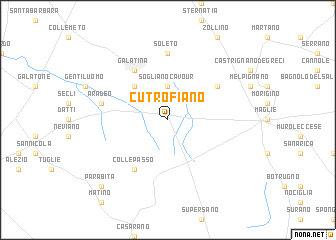 map of Cutrofiano