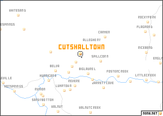 map of Cutshalltown