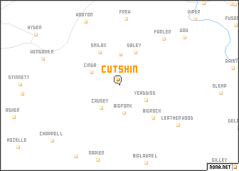 map of Cutshin