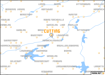 map of Cutting