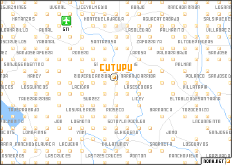 map of Cutupú