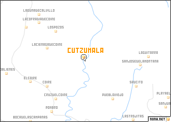 map of Cutzumala