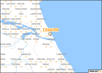 map of Cựu Ðình