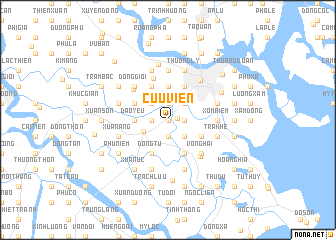 map of Cưu Viên