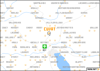 map of Cuvat