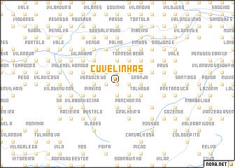 map of Cuvelinhas