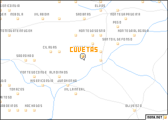 map of Cuvetas