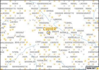 map of Cuvier