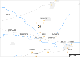 map of Cuvin