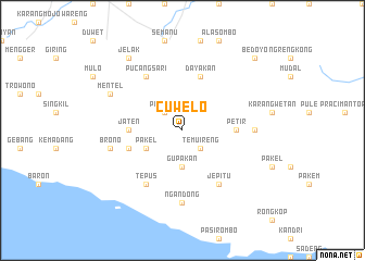 map of Cuwelo