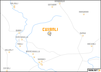 map of Çuxanlı