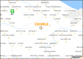 map of Cuxwold