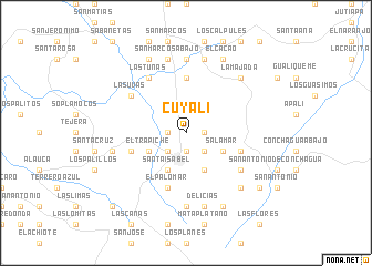 map of Cuyalí