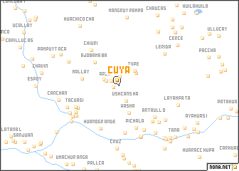 map of Cuya