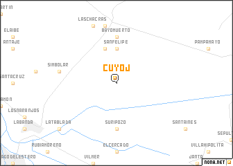 map of Cuyoj