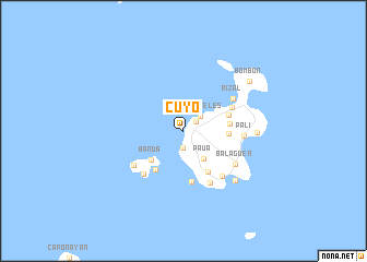 map of Cuyo
