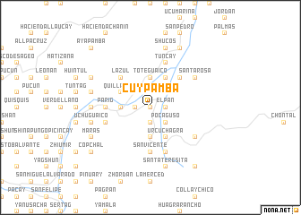 map of Cuypamba