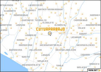 map of Cuyuapa Abajo