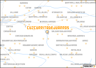 map of Cuzcurrita de Juarros