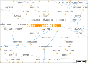 map of Cuzcurrita-Río Tirón