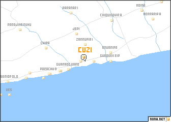 map of Cuzi