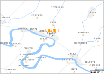 map of Cuzmin
