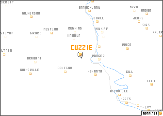 map of Cuzzie