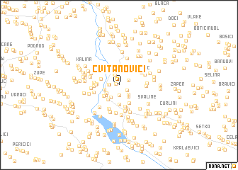 map of Cvitanovići