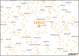 map of Cvrčići