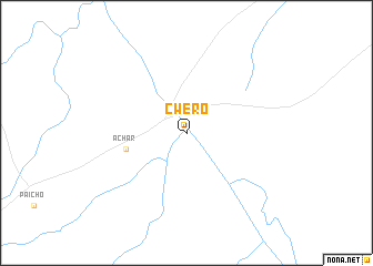 map of Cwero