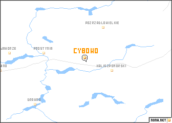 map of Cybowo