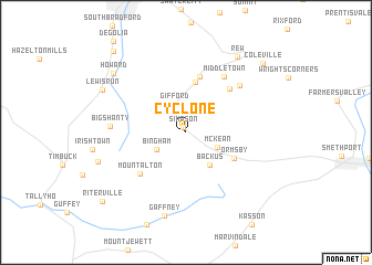 map of Cyclone