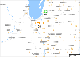 map of Cyete