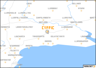 map of Cyffic