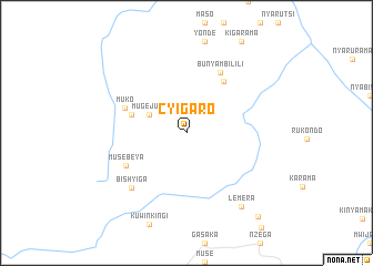 map of Cyigaro