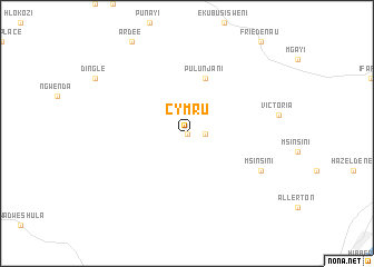 map of Cymru