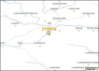 map of Cynwyd