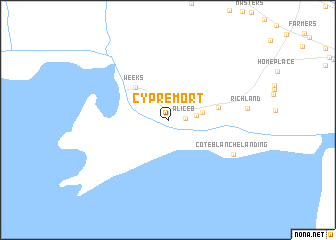 map of Cypremort