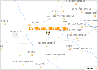 map of Cypress Crossroads