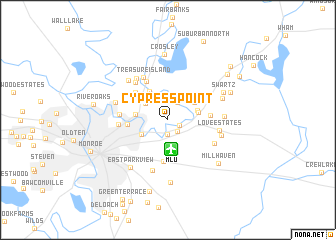 map of Cypress Point