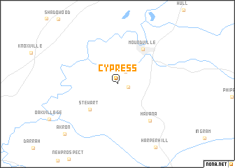 map of Cypress