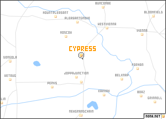 map of Cypress